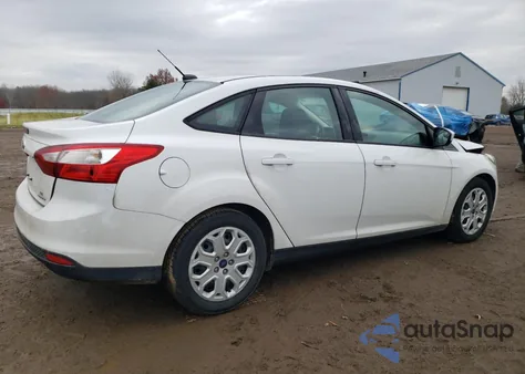 2012 Ford Focus Se from USA, damaged, VIN 1FAHP3F25CL454827